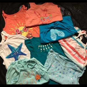 Girls Gymboree Summer Shirt Bundle